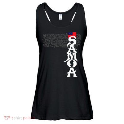 American Samoa Samoa Island Polynesian Samoan Ladies Essential Flowy Tank