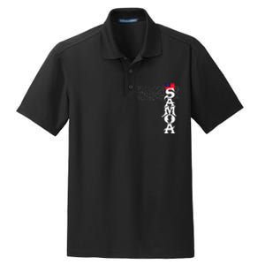 American Samoa Samoa Island Polynesian Samoan Dry Zone Grid Polo