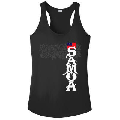American Samoa Samoa Island Polynesian Samoan Ladies PosiCharge Competitor Racerback Tank