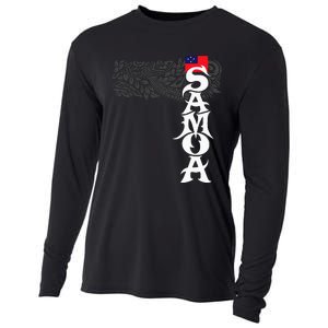 American Samoa Samoa Island Polynesian Samoan Cooling Performance Long Sleeve Crew