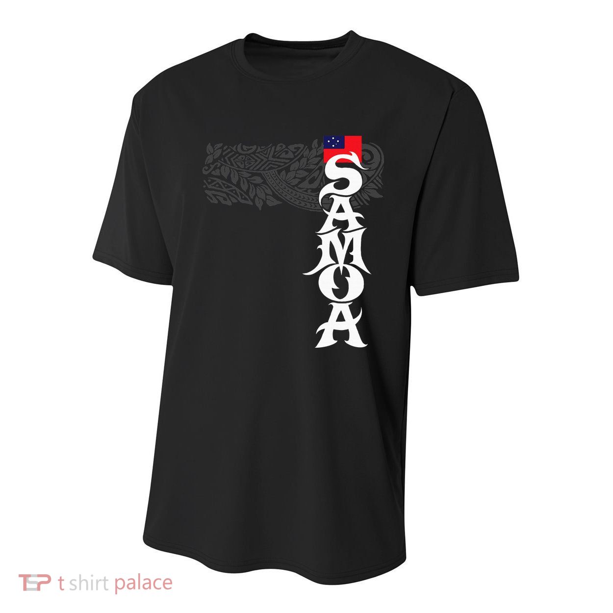 American Samoa Samoa Island Polynesian Samoan Youth Performance Sprint T-Shirt