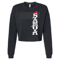 American Samoa Samoa Island Polynesian Samoan Cropped Pullover Crew