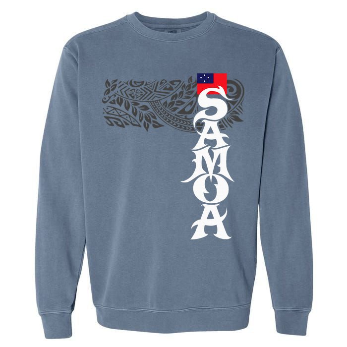 American Samoa Samoa Island Polynesian Samoan Garment-Dyed Sweatshirt
