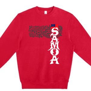 American Samoa Samoa Island Polynesian Samoan Premium Crewneck Sweatshirt