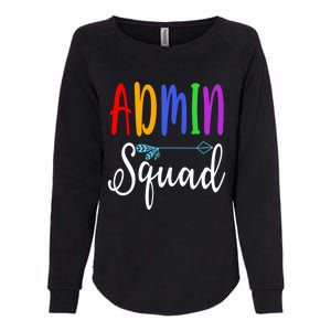 Admin Squad School Doctor Administrative Assistant Secretary Gift Womens California Wash Sweatshirt