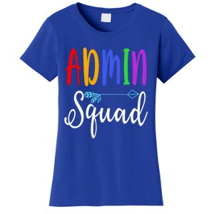 Admin Squad School Doctor Administrative Assistant Secretary Gift Women's T-Shirt