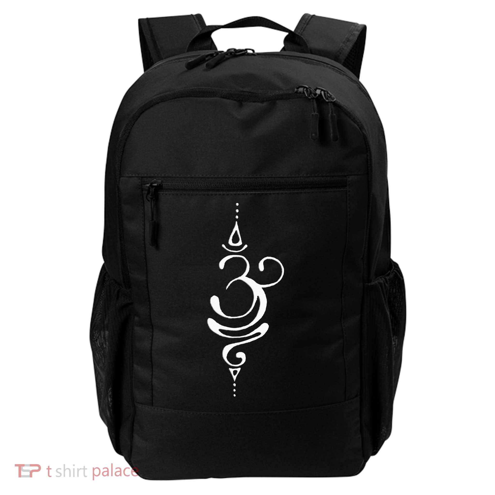 Ancient Sanskrit Symbol For BREATHE Inspiration Om Yoga Daily Commute Backpack