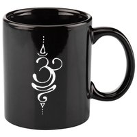 Ancient Sanskrit Symbol For BREATHE Inspiration Om Yoga 11oz C Handle Ceramic Mug
