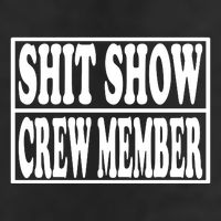 Awesome Shit Show Crew Member 7 Panel Mesh Trucker Snapback Hat