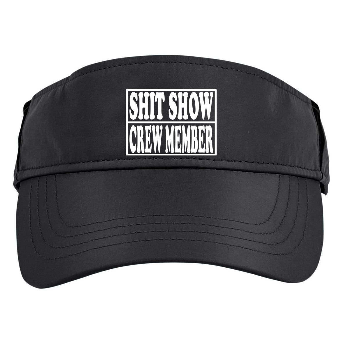 Awesome Shit Show Crew Member Adult Drive Performance Visor