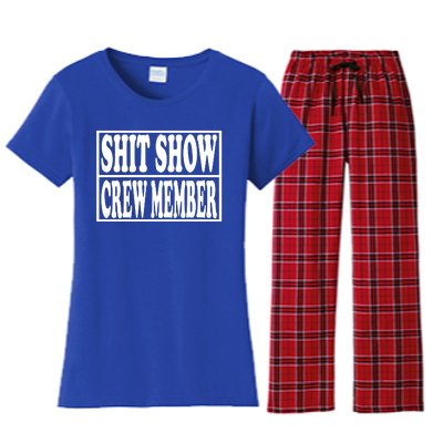 Awesome Shit Show Crew Member Women's Flannel Pajama Set