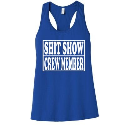 Awesome Shit Show Crew Member Women's Racerback Tank