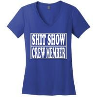 Awesome Shit Show Crew Member Women's V-Neck T-Shirt