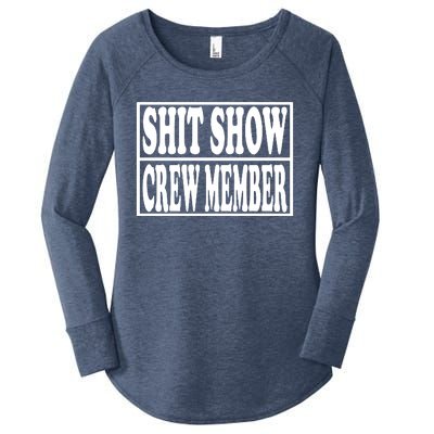 Awesome Shit Show Crew Member Women's Perfect Tri Tunic Long Sleeve Shirt