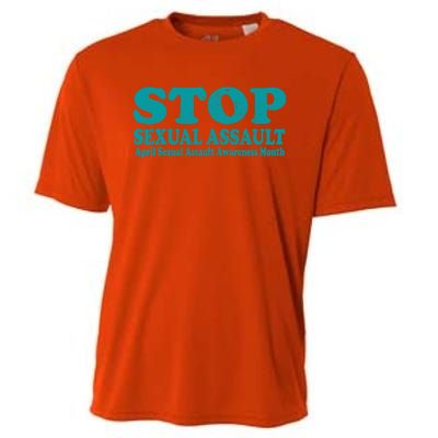 American Stop Sexual Assault April Awareness Month Gift Cooling Performance Crew T-Shirt