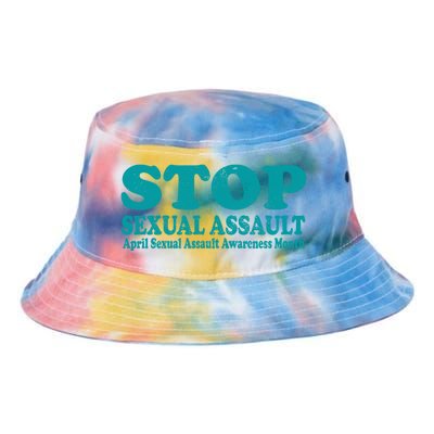 American Stop Sexual Assault April Awareness Month Gift Tie Dye Newport Bucket Hat