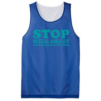 American Stop Sexual Assault April Awareness Month Gift Mesh Reversible Basketball Jersey Tank