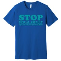 American Stop Sexual Assault April Awareness Month Gift Premium T-Shirt