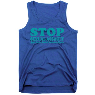 American Stop Sexual Assault April Awareness Month Gift Tank Top