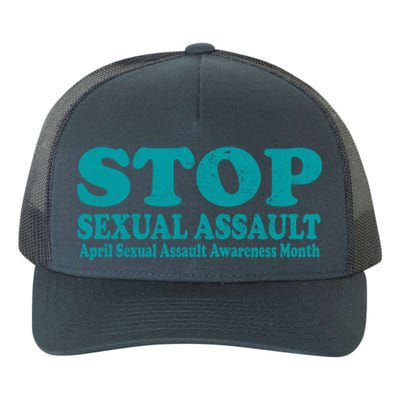 American Stop Sexual Assault April Awareness Month Gift Yupoong Adult 5-Panel Trucker Hat