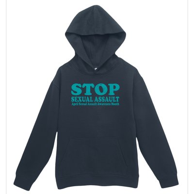 American Stop Sexual Assault April Awareness Month Gift Urban Pullover Hoodie