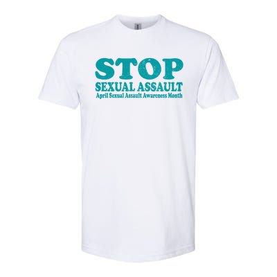 American Stop Sexual Assault April Awareness Month Gift Softstyle CVC T-Shirt