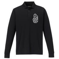 Aravind Srinivas Snake Ai Performance Long Sleeve Polo