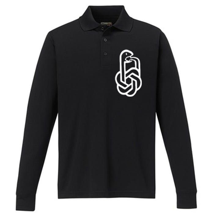 Aravind Srinivas Snake Ai Performance Long Sleeve Polo