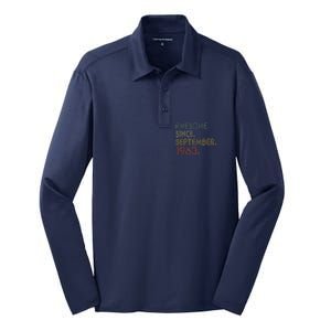 Awesome Since September 1983 40th Birthday Gifts 40 Year Old Silk Touch Performance Long Sleeve Polo