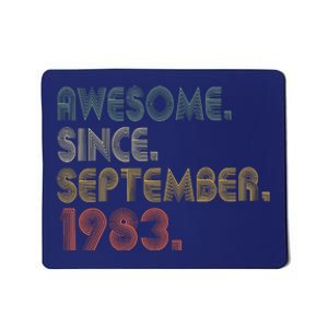 Awesome Since September 1983 40th Birthday Gifts 40 Year Old Mousepad