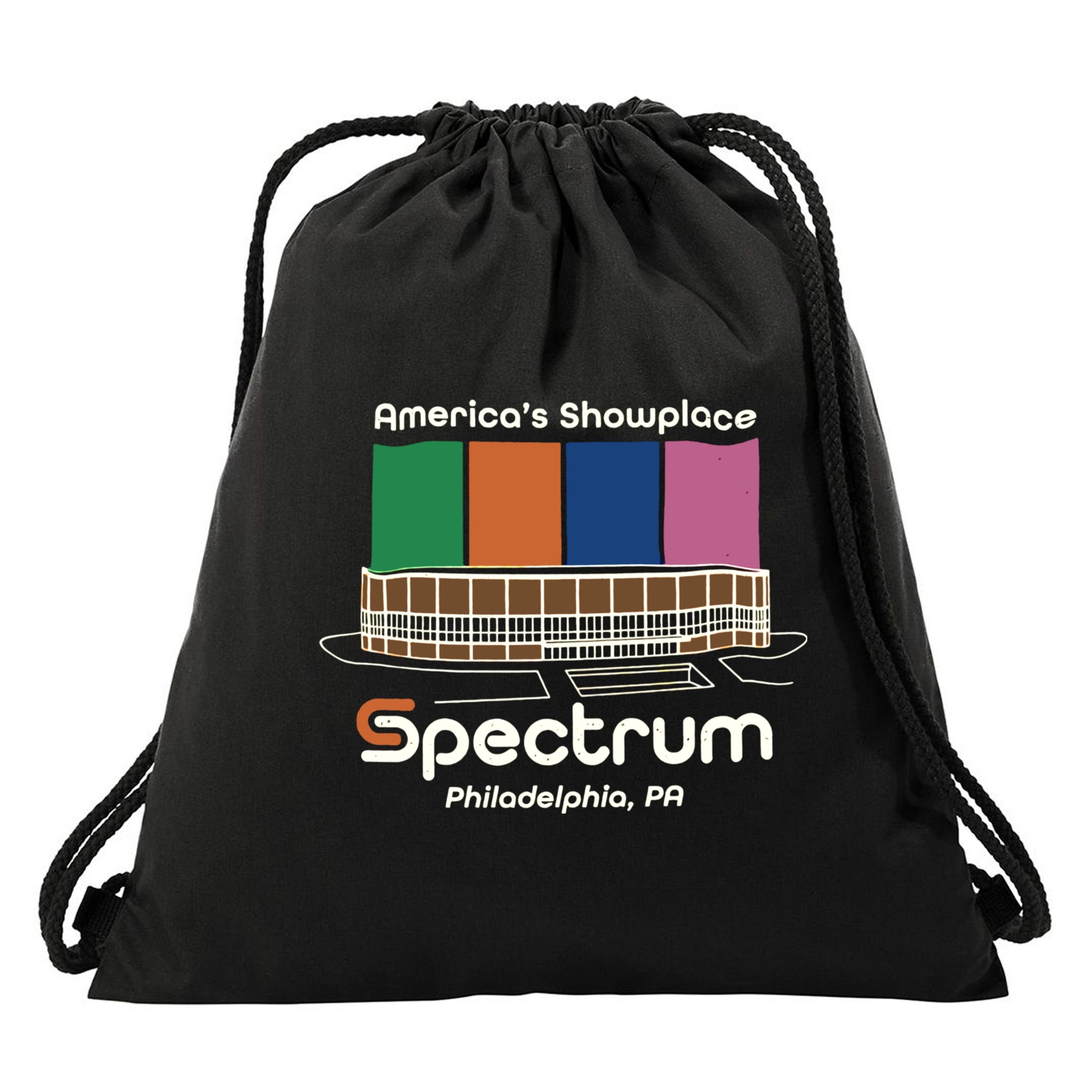 America’s Showplace Spectrum Philadelphia PA Drawstring Bag