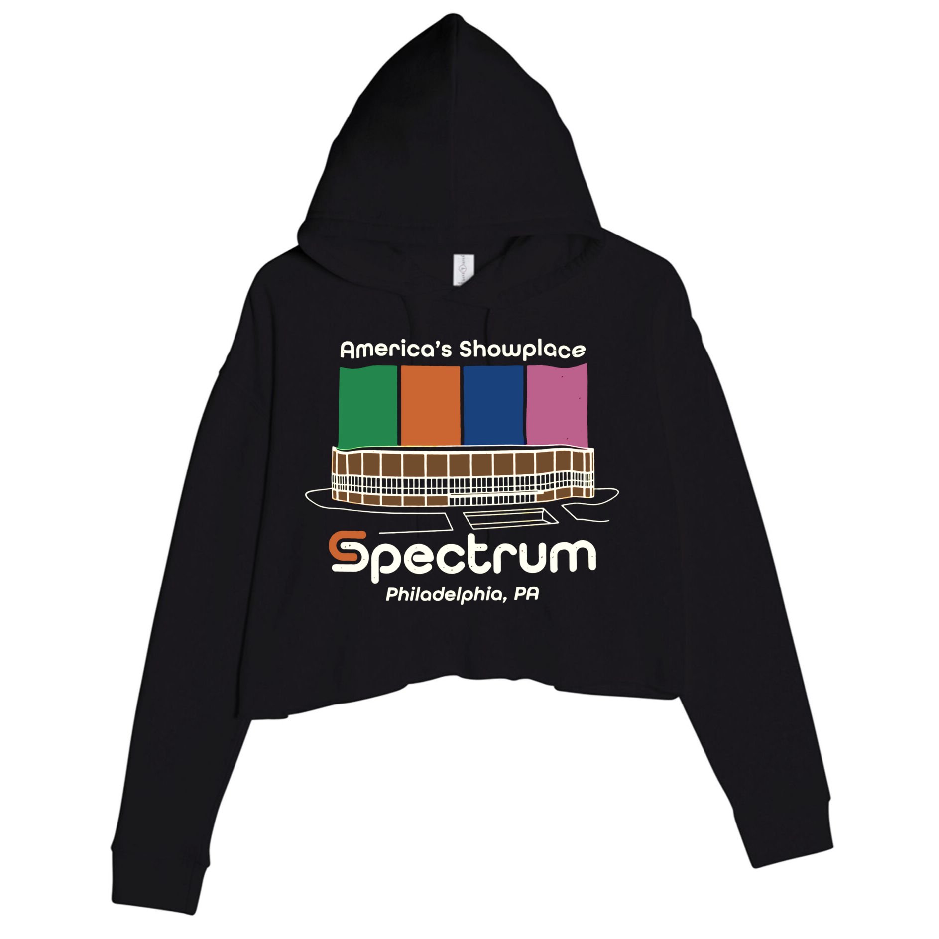 America’s Showplace Spectrum Philadelphia PA Crop Fleece Hoodie