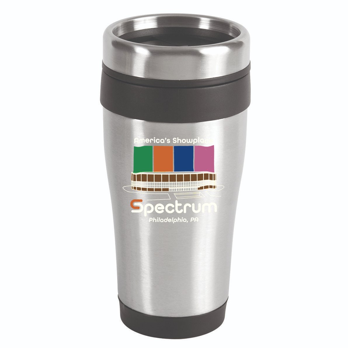 America’s Showplace Spectrum Philadelphia PA 16oz Travel Tumbler
