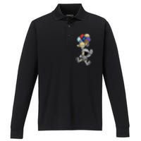 Astronaut Space Spaceman Planets social distancing Gift Idea Performance Long Sleeve Polo