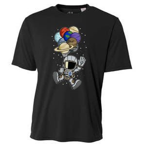 Astronaut Space Spaceman Planets social distancing Gift Idea Cooling Performance Crew T-Shirt