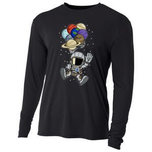 Astronaut Space Spaceman Planets social distancing Gift Idea Cooling Performance Long Sleeve Crew