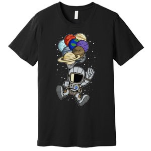 Astronaut Space Spaceman Planets social distancing Gift Idea Premium T-Shirt