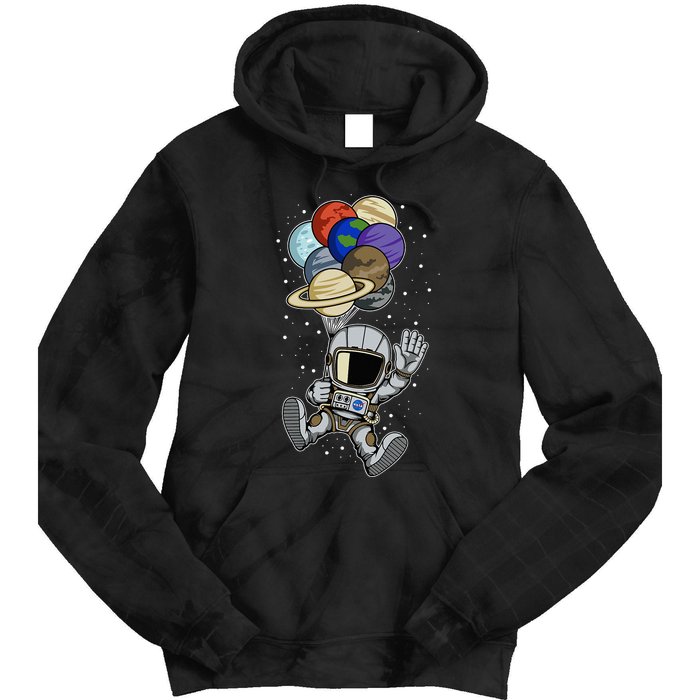 Astronaut Space Spaceman Planets social distancing Gift Idea Tie Dye Hoodie