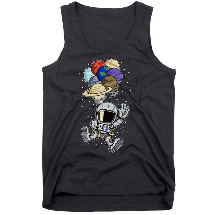 Astronaut Space Spaceman Planets social distancing Gift Idea Tank Top