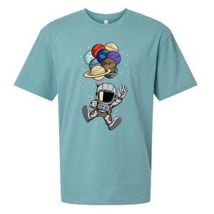 Astronaut Space Spaceman Planets social distancing Gift Idea Sueded Cloud Jersey T-Shirt