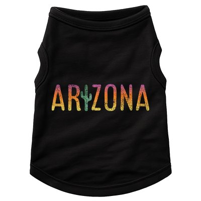 Arizona State Souvenir Arizona Cactus Funny Gift Doggie Tank
