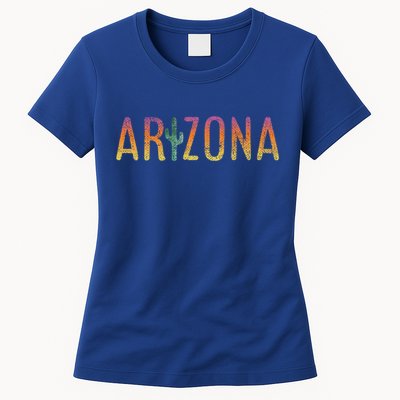 Arizona State Souvenir Arizona Cactus Funny Gift Womens T-Shirt