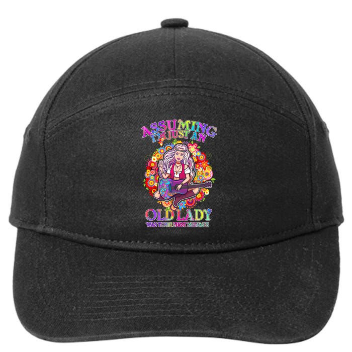 Assuming I'm Just An Old Lady 7-Panel Snapback Hat