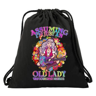 Assuming I'm Just An Old Lady Drawstring Bag