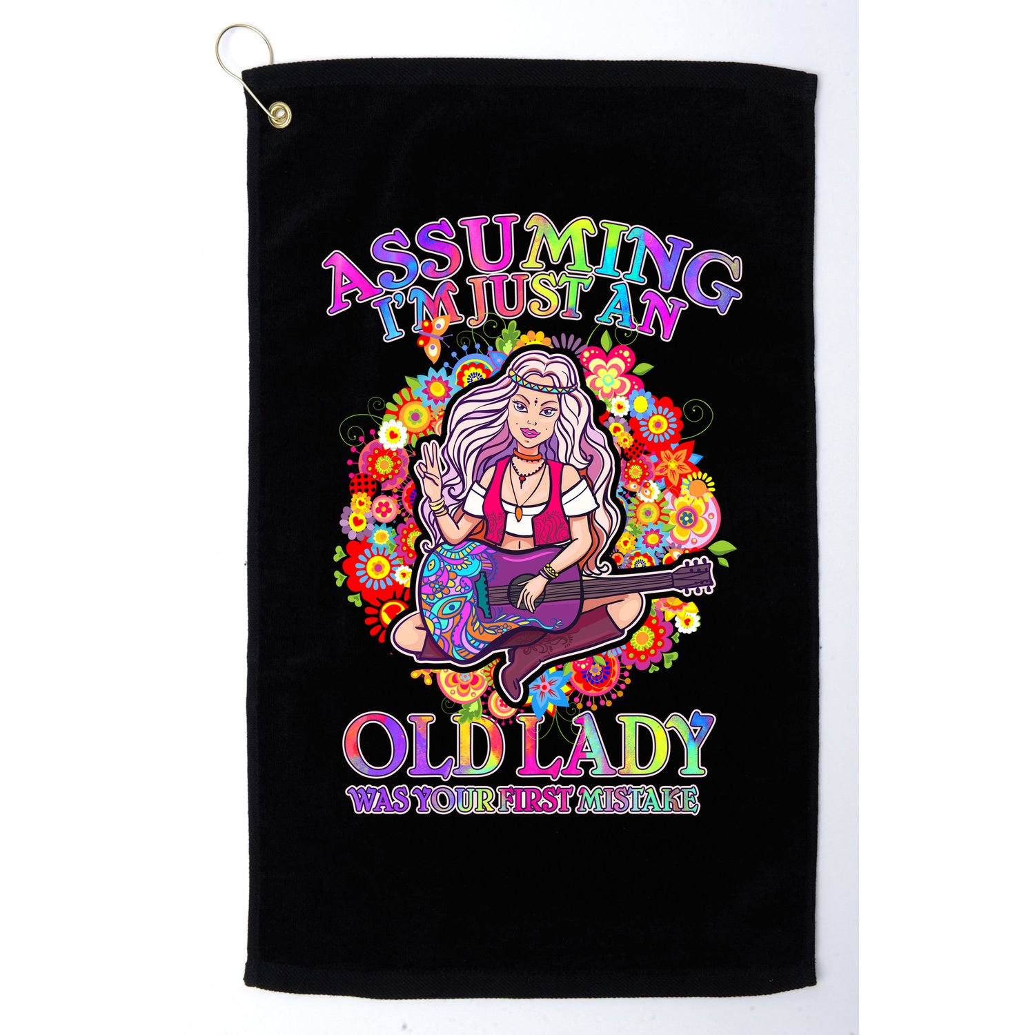 Assuming I'm Just An Old Lady Golf Towel