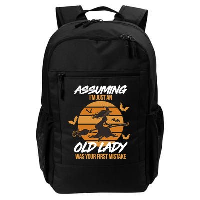 Assuming I'm Just An Old Lady Was a Mistake Halloween Backpack