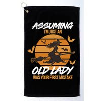 Assuming I'm Just An Old Lady Was a Mistake Halloween Golf Towel