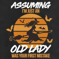 Assuming I'm Just An Old Lady Was a Mistake Halloween Golf Towel
