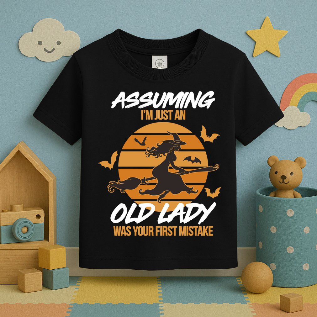 Assuming I'm Just An Old Lady Was a Mistake Halloween Toddler T-Shirt