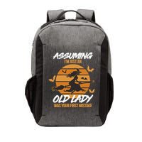 Assuming I'm Just An Old Lady Was a Mistake Halloween Vector Backpack
